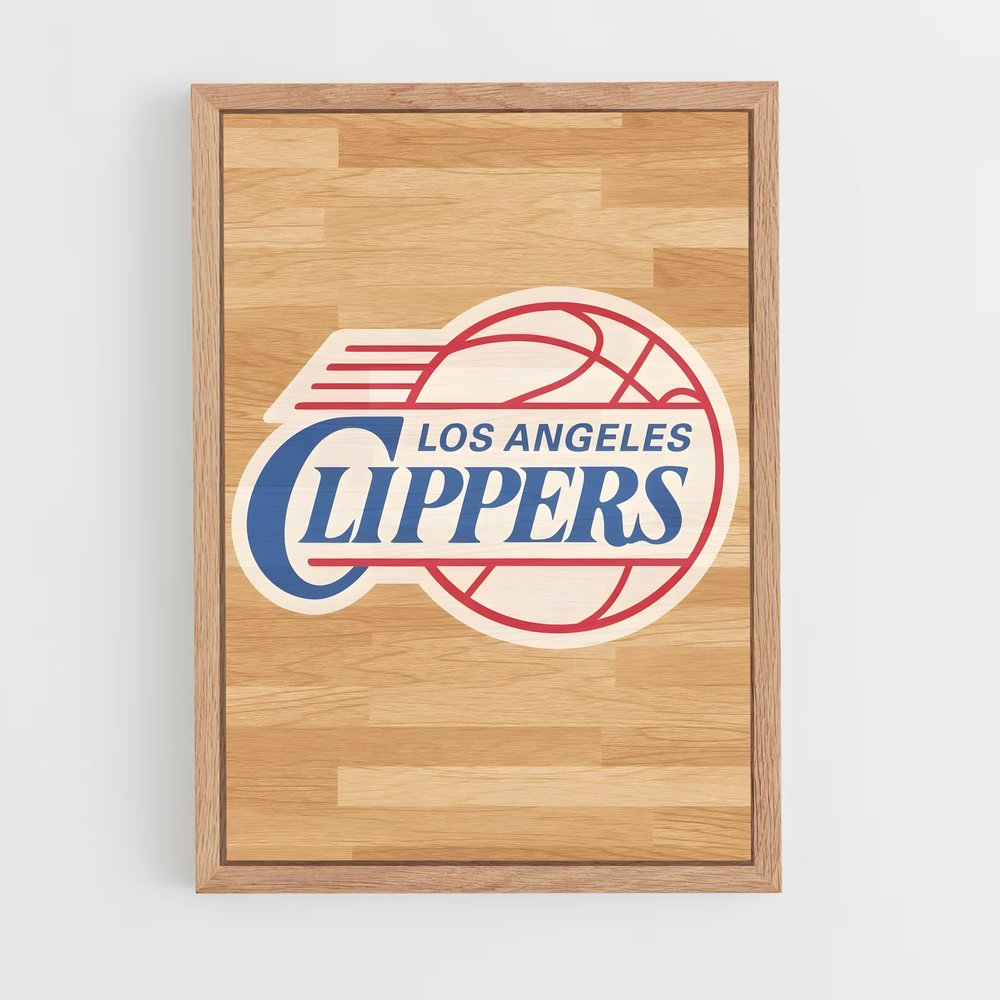 Poster Slam Dunk Clippers – affiche Basketball (vue 4)